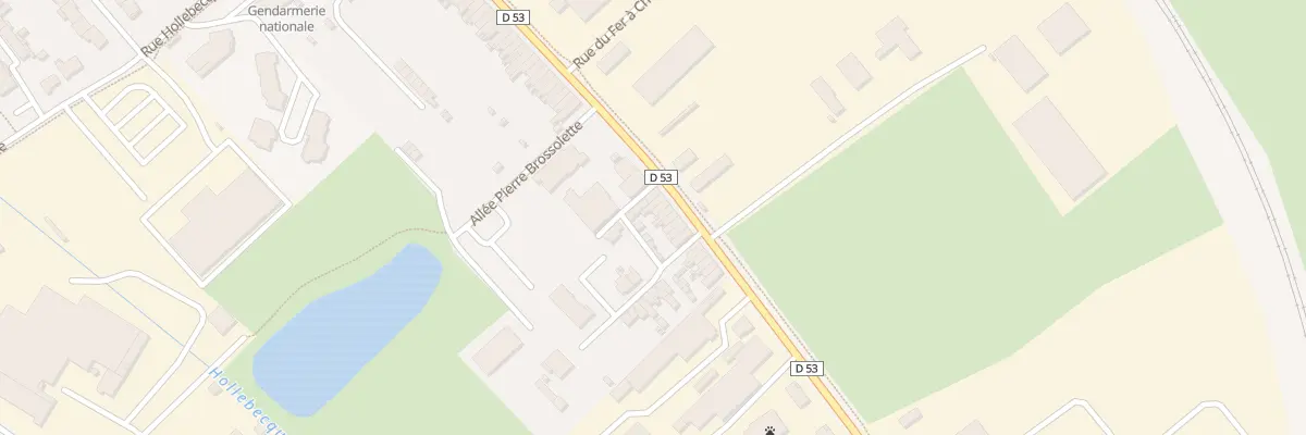 Plan du 190 Rue de Vieux-Berquin à Hazebrouck