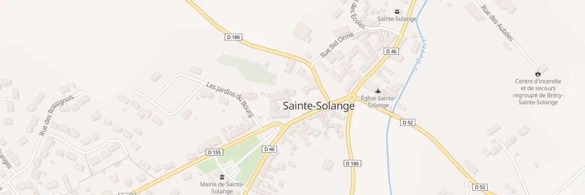 Plan du 7 Rue St Martin du Crot à Sainte-Solange