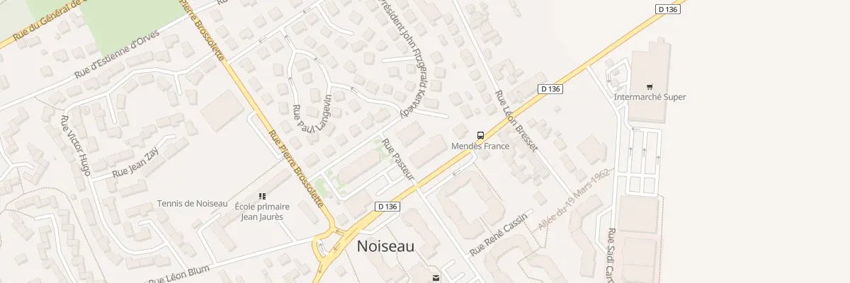 Plan du 3 Rue Pasteur à Noiseau