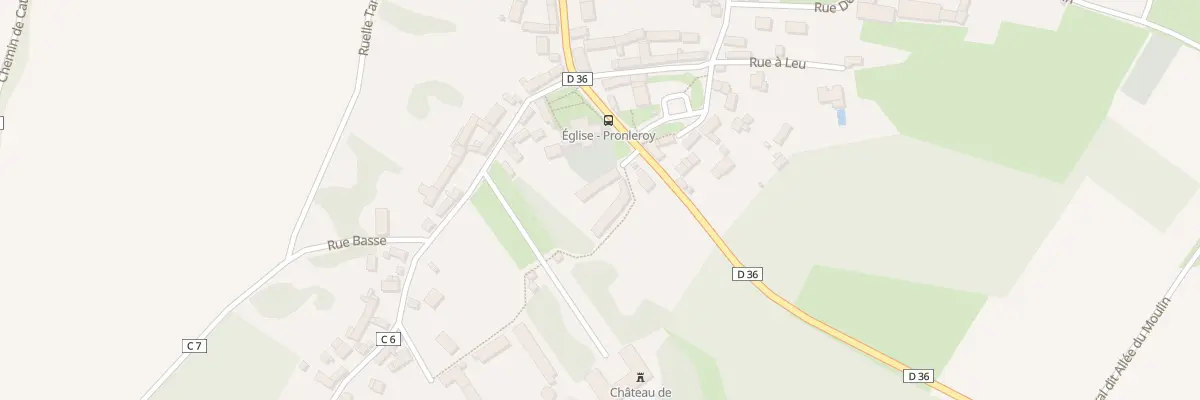 Plan du 3 Gr Grande Rue à Pronleroy