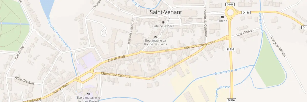 Plan du 3 Rue du 11 Novembre à Saint-Venant