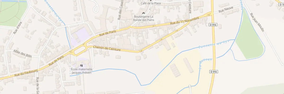 Plan du 175 Che de Ceinture à Saint-Venant
