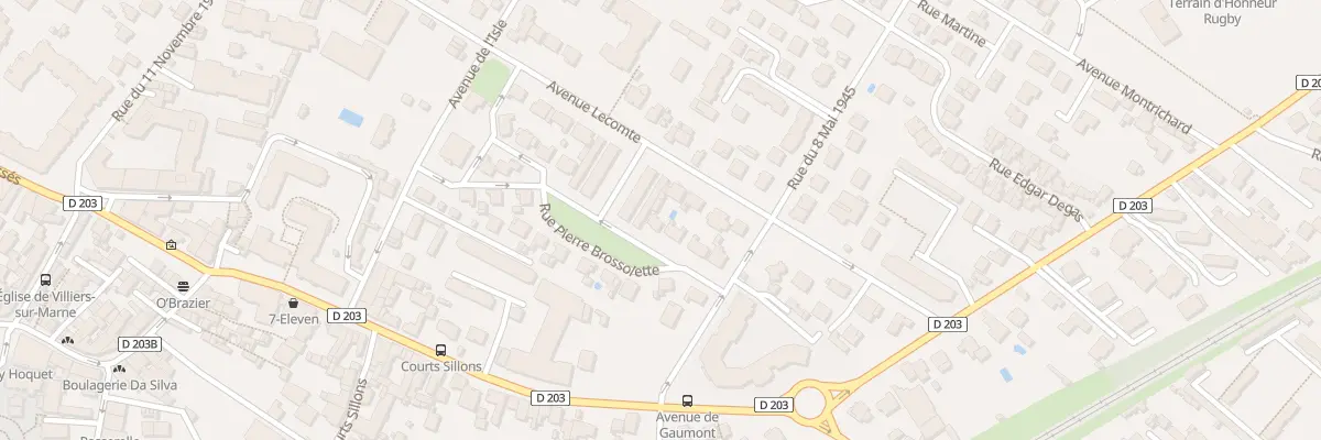 Plan du 6 Rue Pierre Brossolette à Villiers-sur-Marne