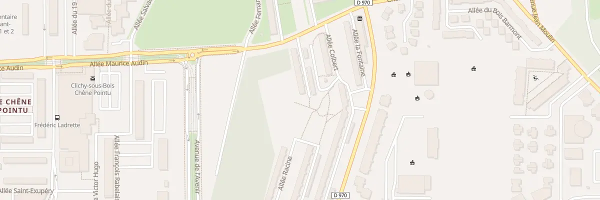 Plan du 7 All des Trois Pins à Clichy-sous-Bois
