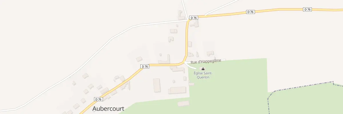 Plan du 5219F Rue Principale à Aubercourt