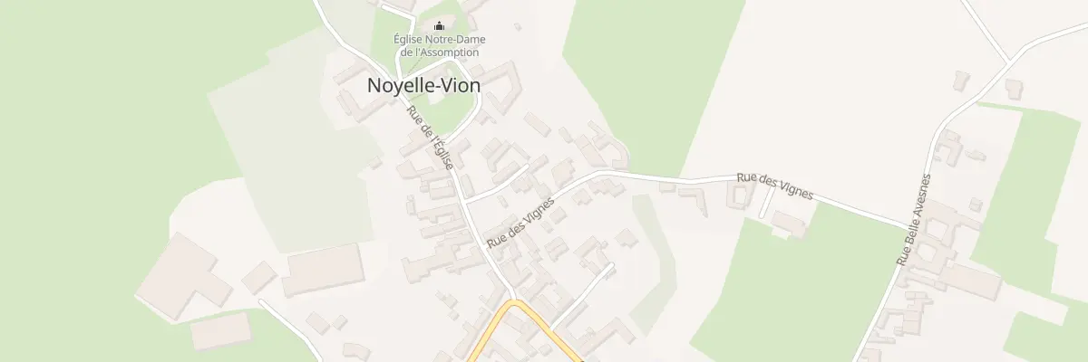 Plan du 2 Rue des Vignes à Noyelle-Vion