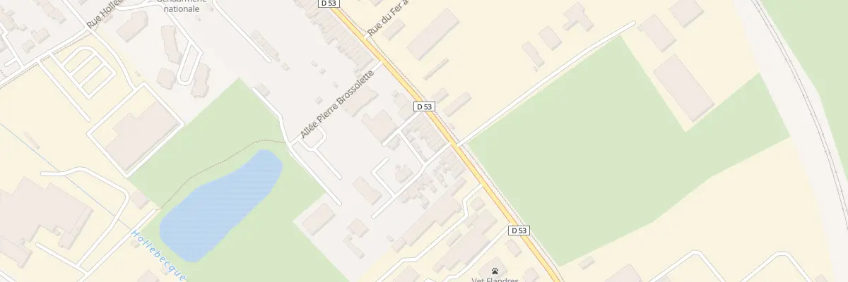 Plan du 194 Rue de Vieux-Berquin à Hazebrouck