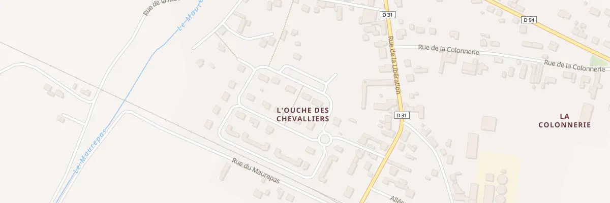 Plan du 3 L’Ouche des Chevalliers à Corbeilles