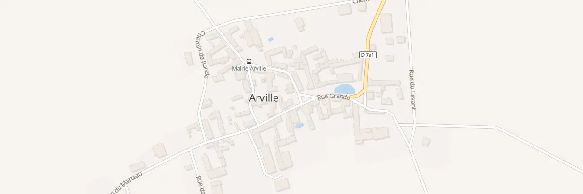Plan du 1 Rue de l’Ecole à Arville