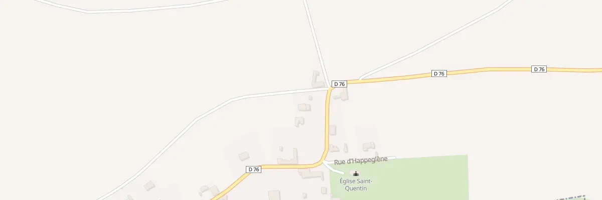Plan du 1 Rue de la Chapelle à Aubercourt