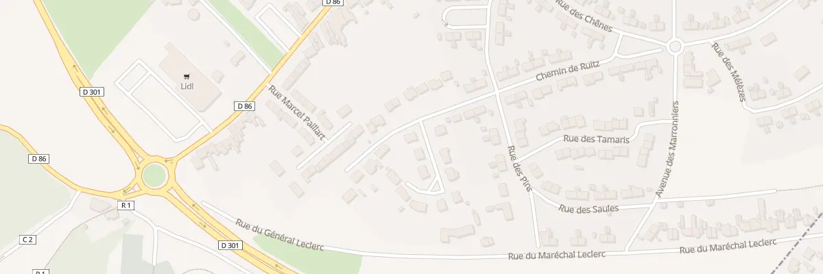 Plan du 103 Rue des Platanes à Houdain