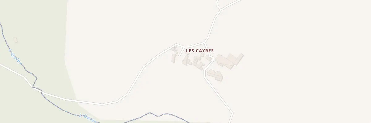 Plan du 5077 Les Cayres à Miolles