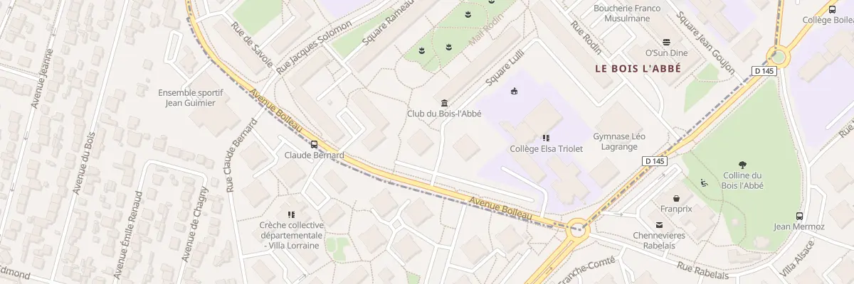 Plan du 10 Av Boileau à Champigny-sur-Marne
