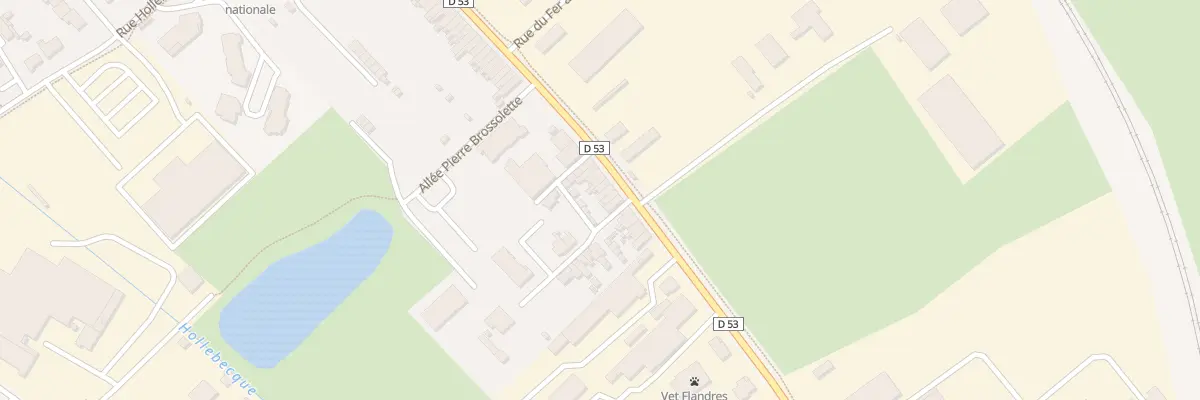 Plan du 196 Rue de Vieux-Berquin à Hazebrouck