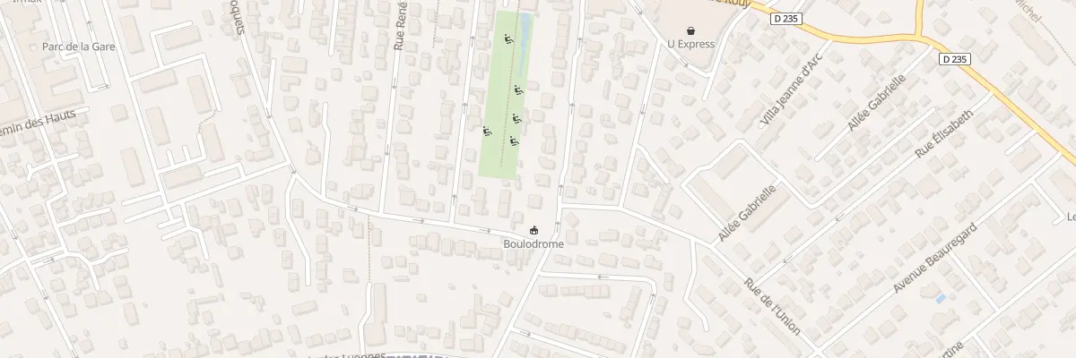 Plan du 30 Rue Gaston Béraut à Villiers-sur-Marne