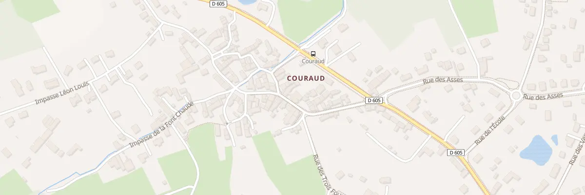 Plan du 13 Rue du Doc Chalais à Domérat