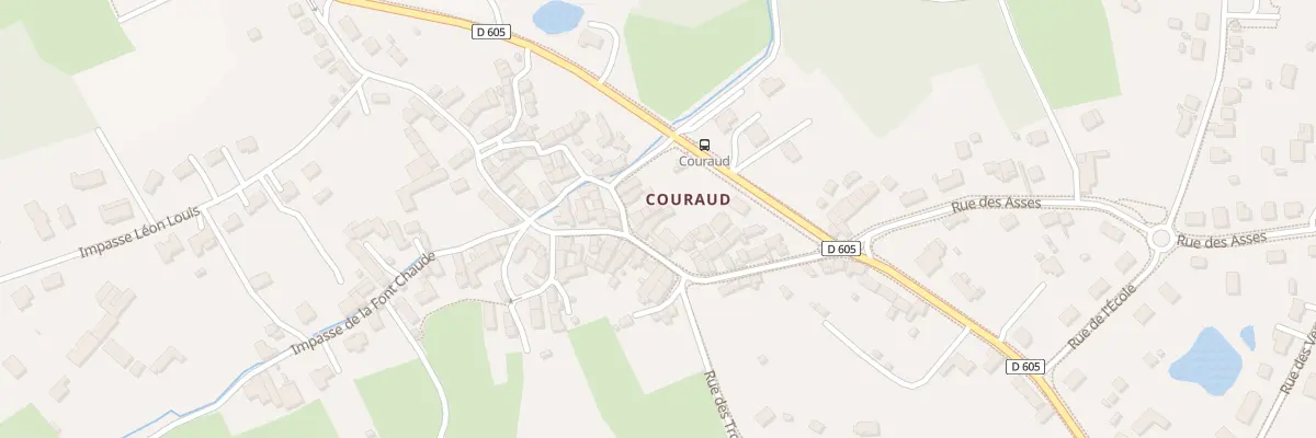 Plan du 11 Rue du Doc Chalais à Domérat