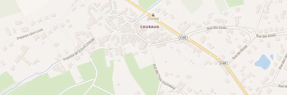 Plan du 2 Imp des Trois Fourneaux à Domérat