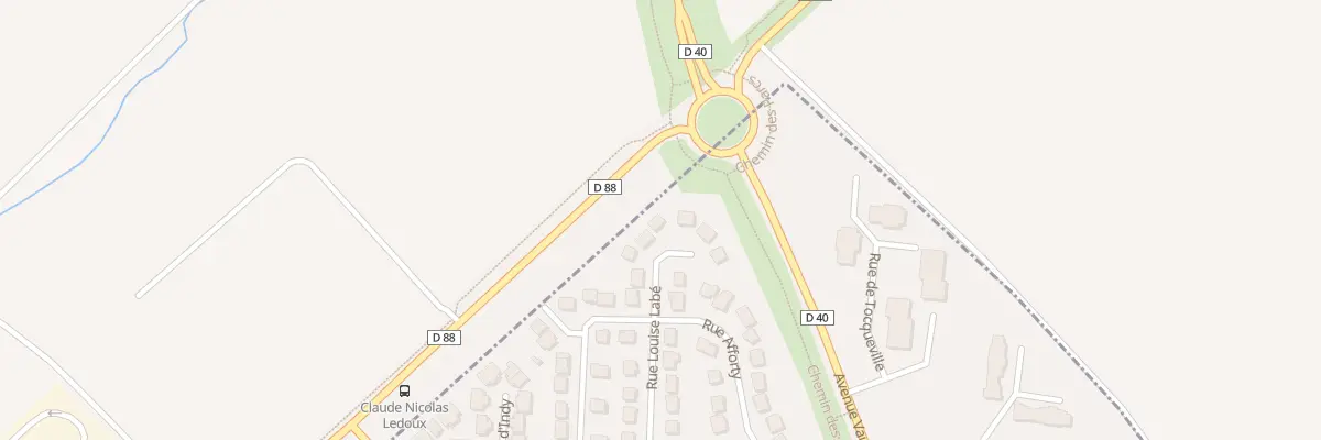 Plan du 39 Rue Louise Labe à Villepinte