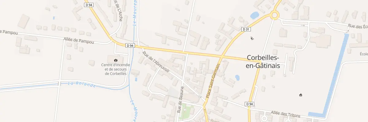 Plan du 3 Av de Bordeaux à Corbeilles