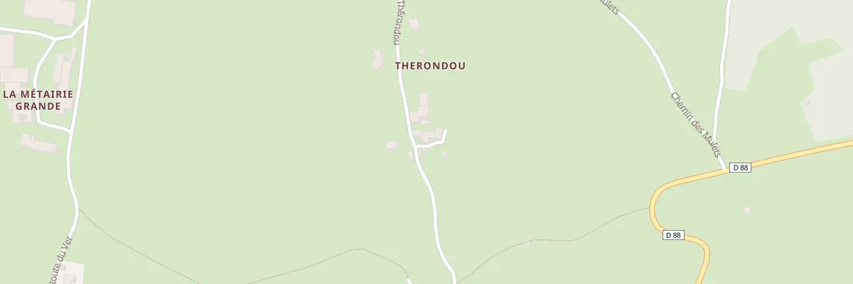 Plan du 159 Therondou à Sauveterre