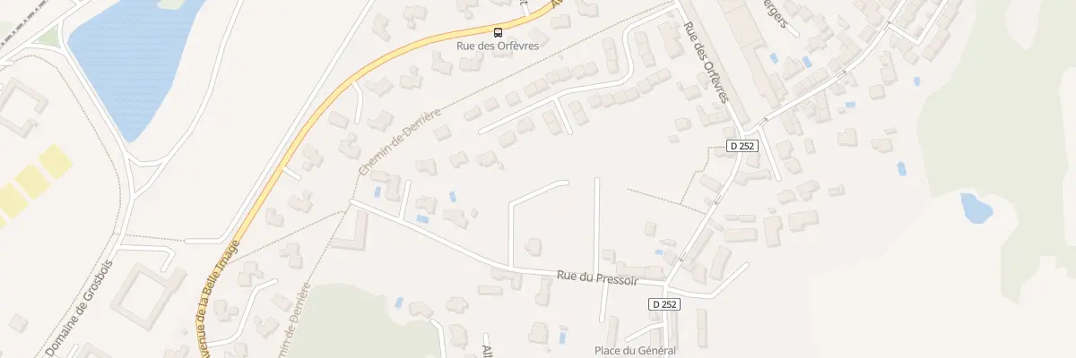 Plan du 2 Imp des Serres à Marolles-en-Brie