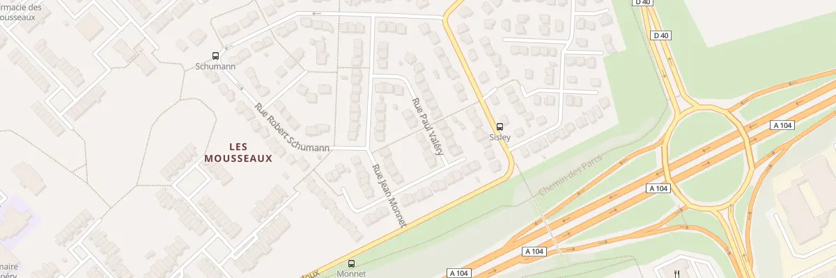 Plan du 9 Rue Paul Valery à Villepinte
