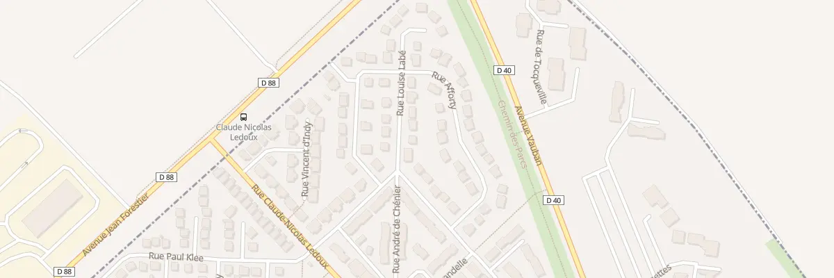 Plan du 32 Rue Louise Labe à Villepinte