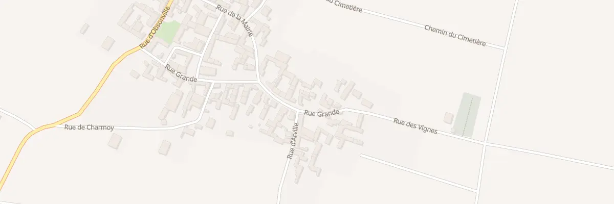 Plan du 25 Rue Grande à Ichy