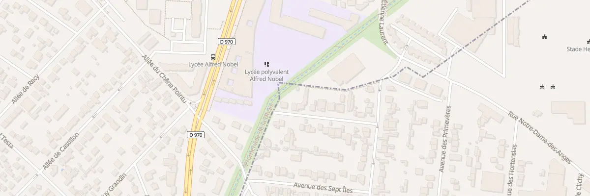 Plan du 28 Av de la Dhuys à Montfermeil