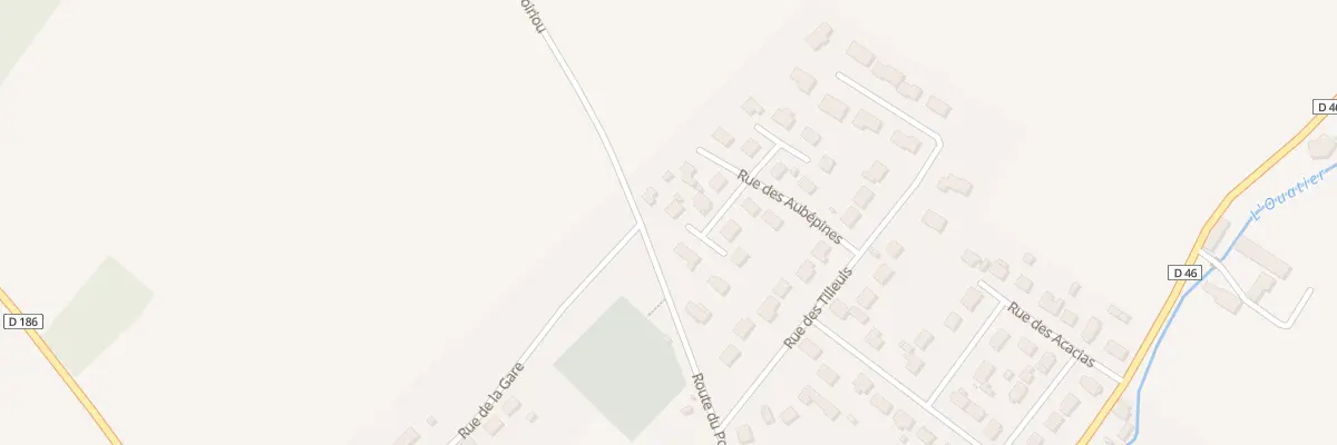 Plan du 32 Rte du Poiriou à Sainte-Solange