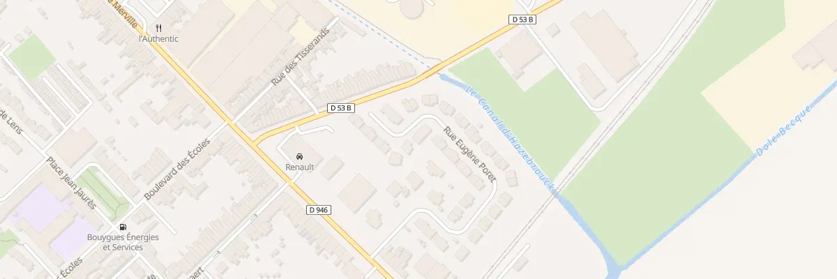 Plan du 31 Rue Eugène Poret à Hazebrouck