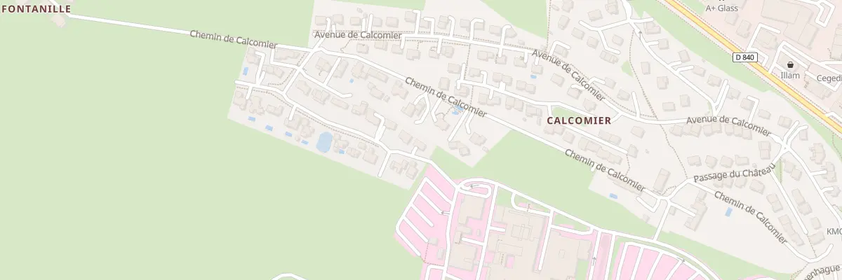 Plan du 251 Rue Gaston Ferdiere à Rodez