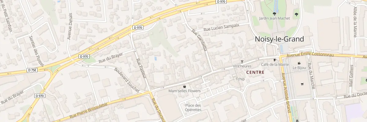 Plan du 185 Rue Pierre Brossolette à Noisy-le-Grand