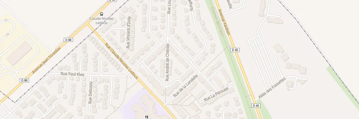 Plan du 16 Rue la Pérouse à Villepinte