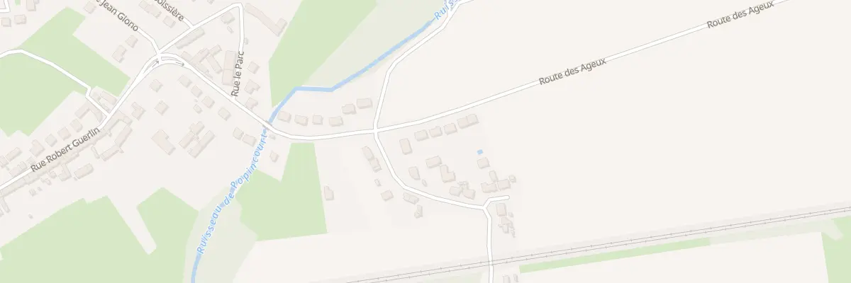 Plan du 46 Rte des Ageux à Brenouille