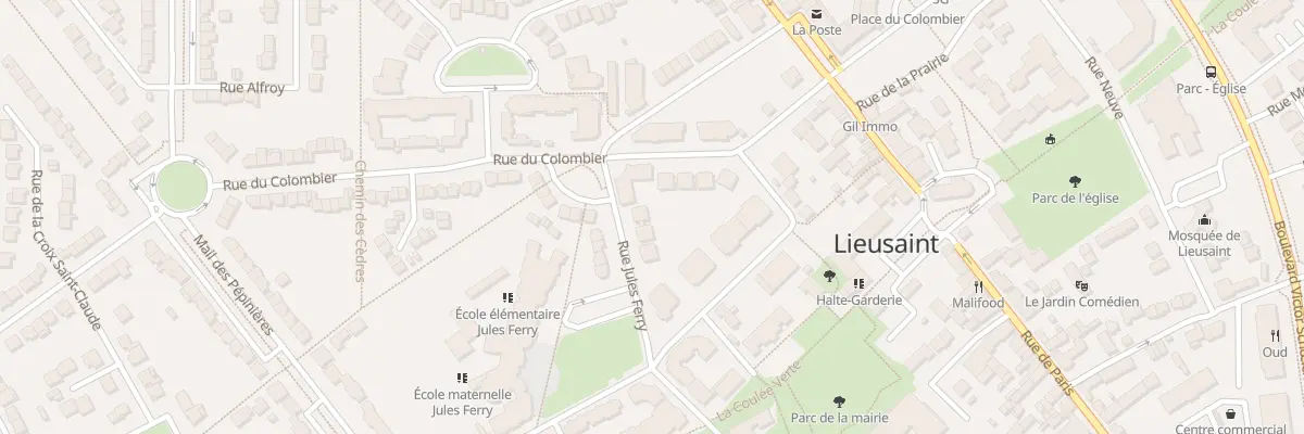 Plan du 19 Rue du Colombier à Lieusaint