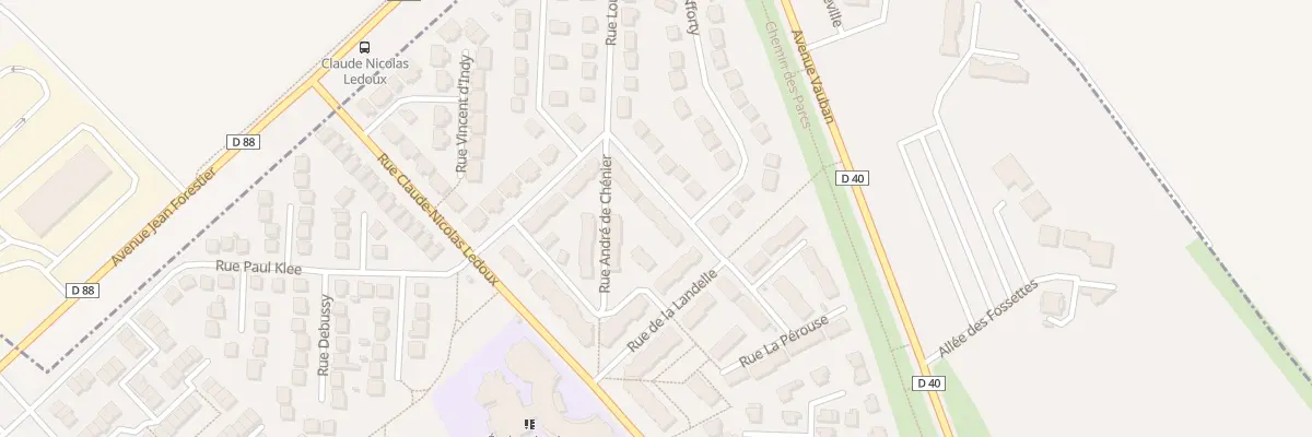 Plan du 18 Rue la Pérouse à Villepinte
