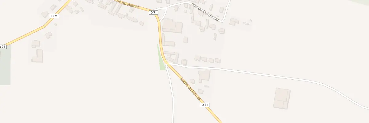 Plan du 5013 Rue du Hamel à Vaire-sous-Corbie