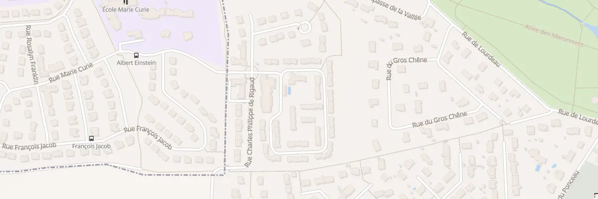 Plan du 2 Rue Charles Philippe de Rigaud à Pringy