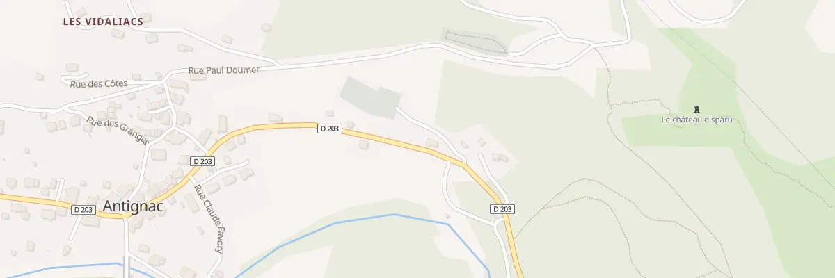 Plan du 19 Rue Jacques de Chabannes à Antignac