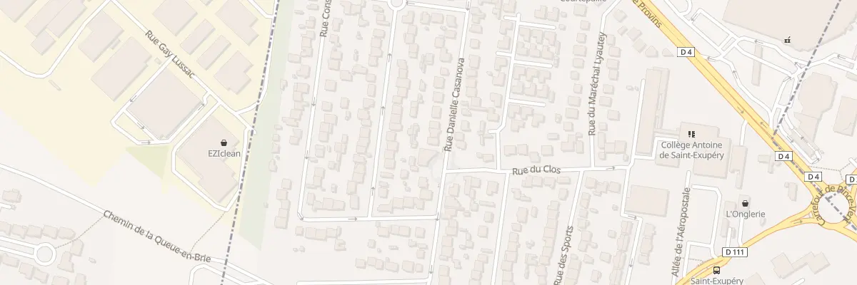 Plan du 62 Rue Danielle Casanova à Ormesson-sur-Marne