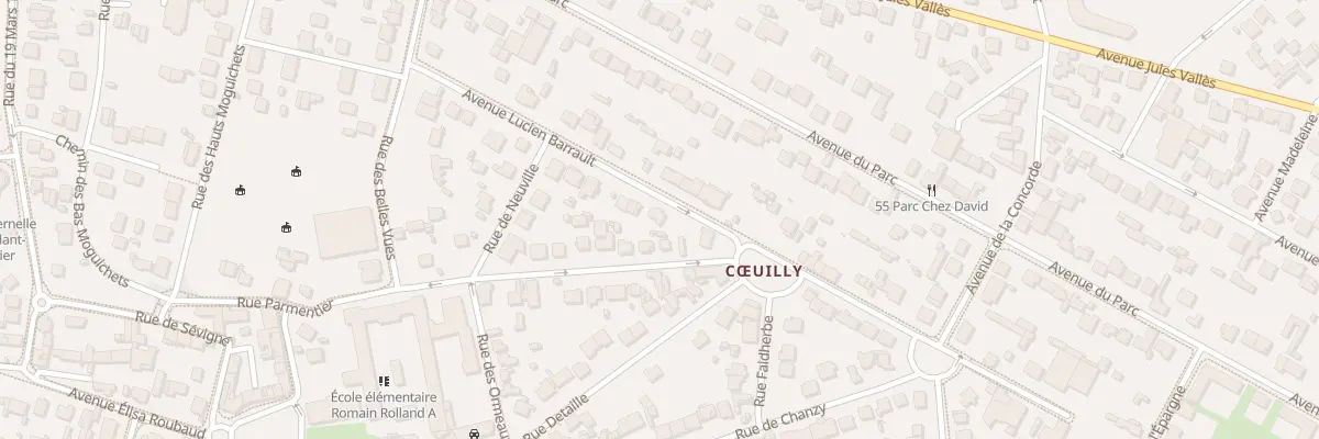 Plan du 212 Av Lucien Barrault à Champigny-sur-Marne