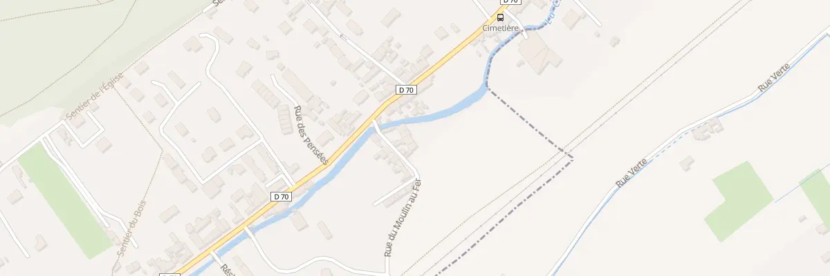 Plan du 5 Rue du Moulin au Fer à Lapugnoy