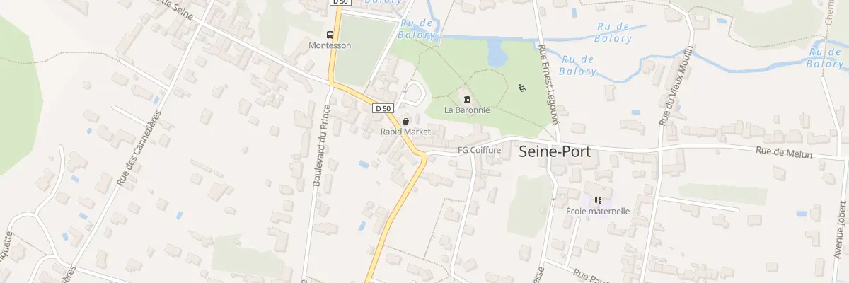 Plan du 13 Rue de Melun à Seine-Port