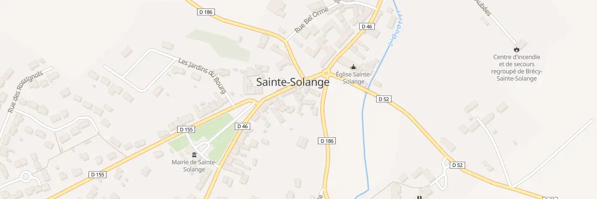Plan du 10 Rue St Martin du Crot à Sainte-Solange
