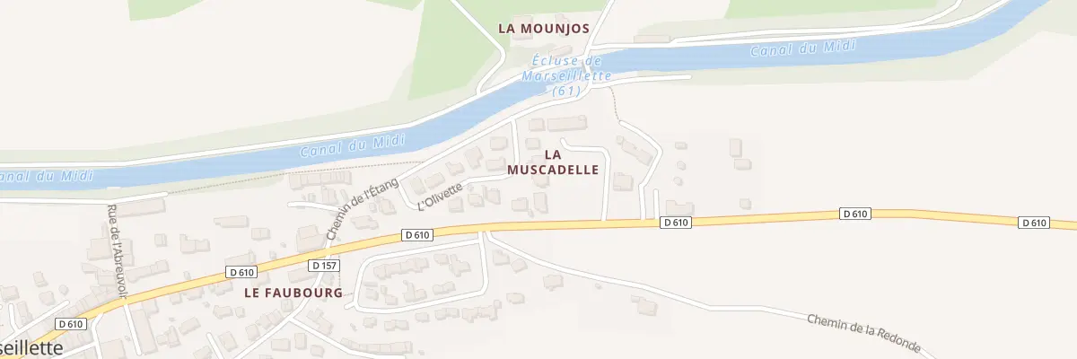 Plan du 14 L’Olivette à Marseillette