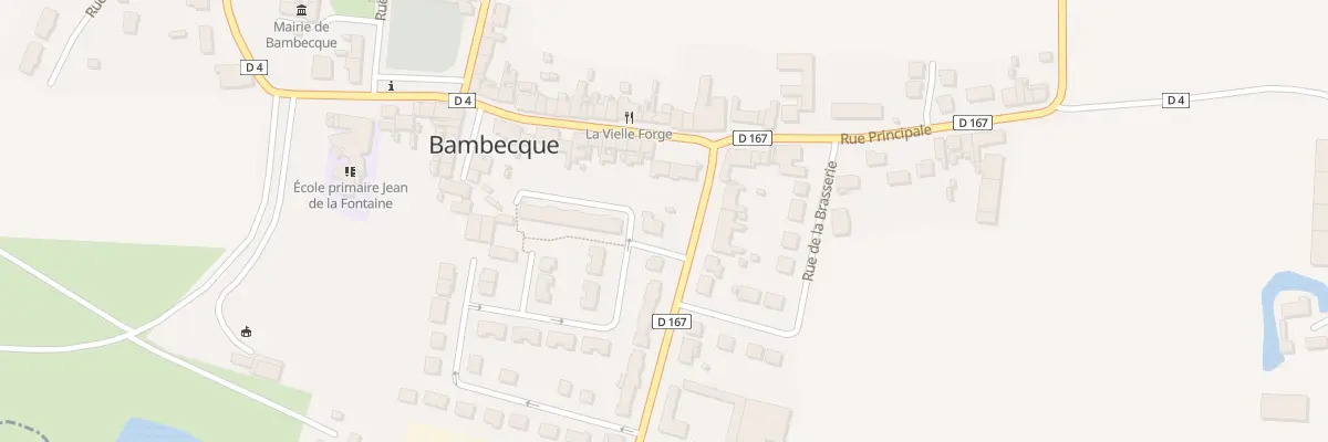 Plan du 2 Rte d’Herzeele à Bambecque