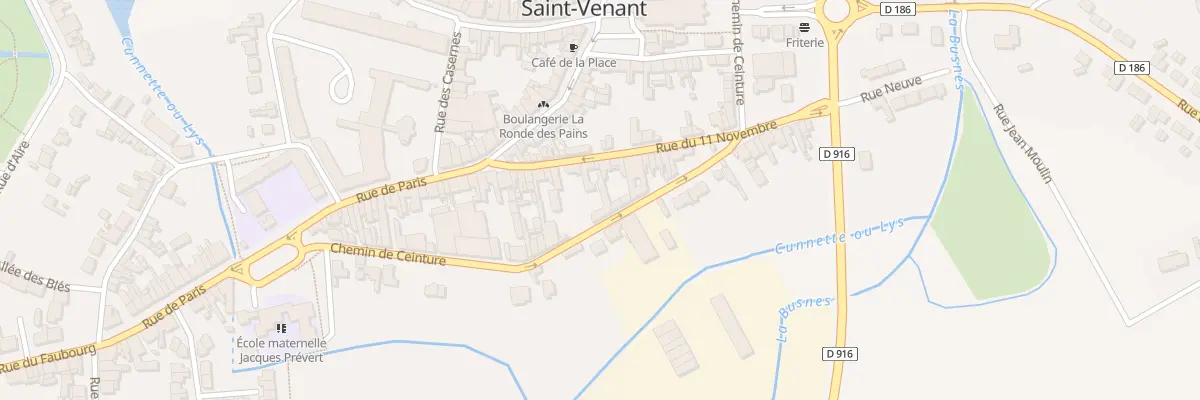 Plan du 14 Rue du 11 Novembre à Saint-Venant