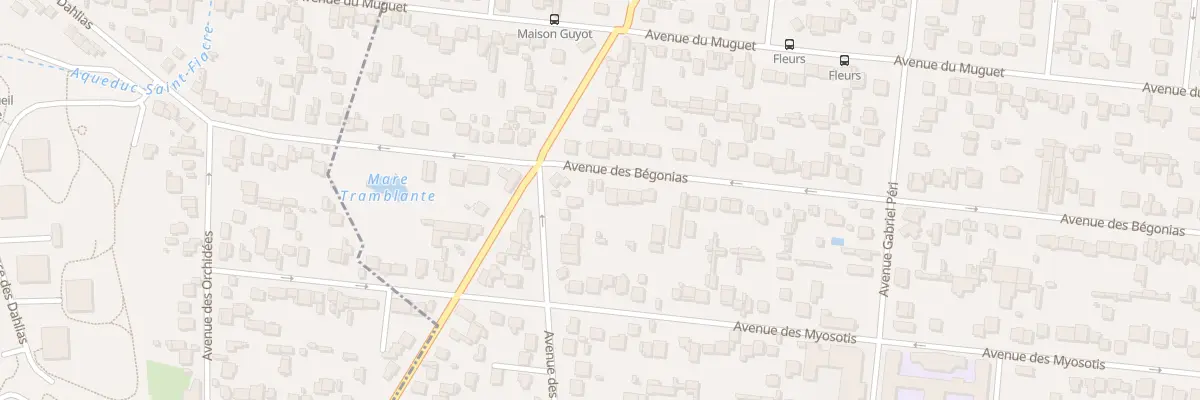 Plan du 137 Av des Bégonias à Montfermeil